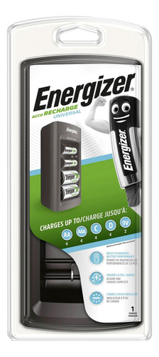 Pack Cargador Universal Energizer +2 Pilas Aa +2 Pilas Aaa