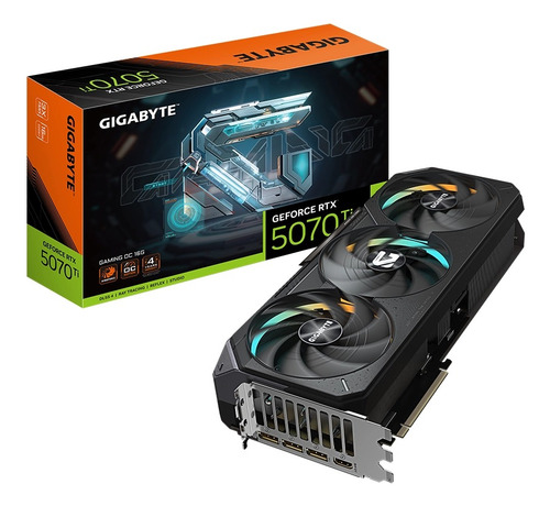 Tarjeta De Video Gigabyte Rtx 5070 Ti Gaming Oc 16g Gddr7