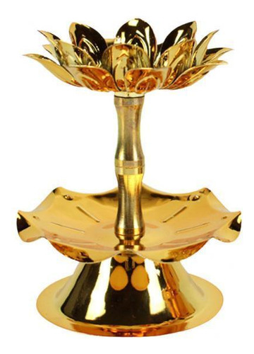 2 Candelero Buda Lámpara Soporte Luz Decoración 6.6x8.8cm