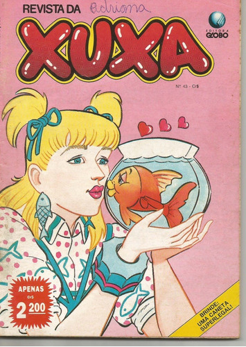 Revista Da Xuxa Nº 43 - Com Fichas Dos Bichos - Globo - 1992