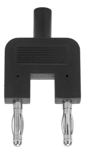 Enchufe Tipo Banana Negro Negro, 5 Unidades, Doble Fila Dobl