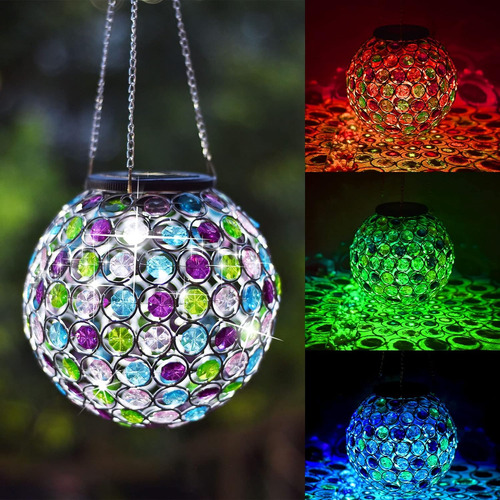 Linterna Solar Colgante Luces Al Aire Libre, Dual Leds ...