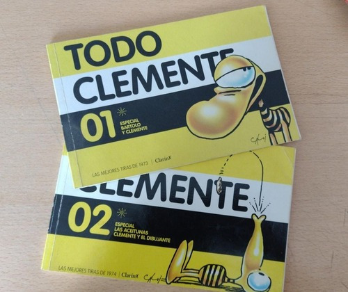 Todo Clemente 01 Y 02 Las Mejores Tiras De 1973 Y 1974 