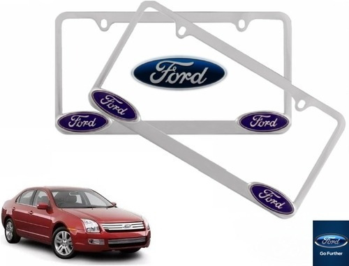 Par Porta Placas Ford Fusion 2.3 2005 Original