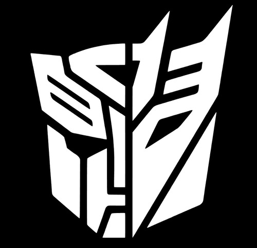Calcomanía Vinil Sticker Transformers Autobots Decepticons 2