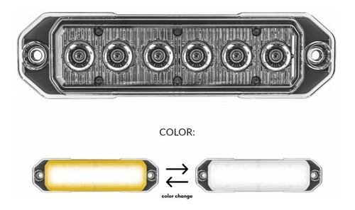 Super Take Down Z-6 Tir Led Superficie Montaje Luz Estrobosc