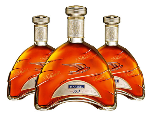 Pack De 3 Cognac X.o. Martell 700ml
