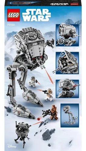 Juguete Lego Star Wars 75322 At-st On Hoth Con Chewbacca Y D