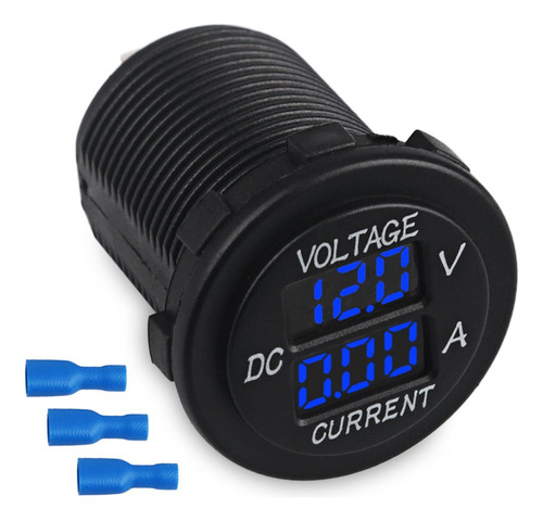 Dc12-24v/0.1-10a Multímetro Digital Led Dual Amp Medid...