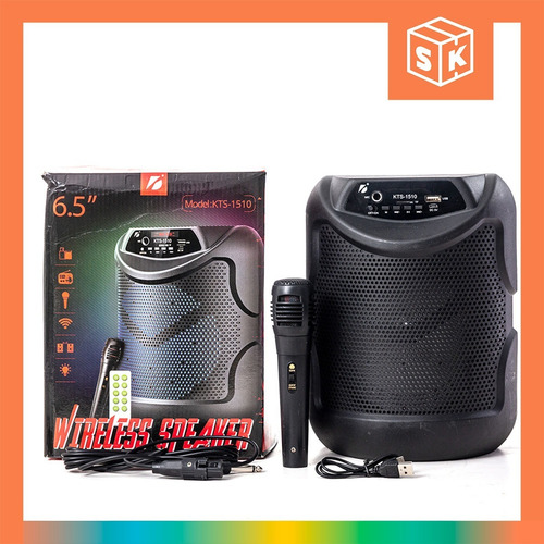 Imagen 3 de 10 de Parlante Bt Inalámbrico Luces Rgb Karaoke Microfono Control