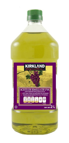 Aceite De Semilla De Uva Kirkland Signature 2l Antioxidante