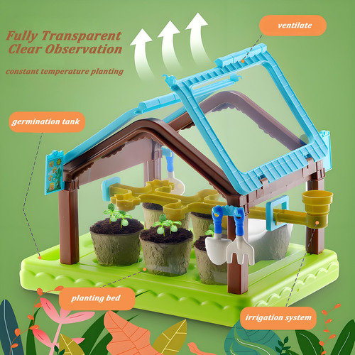 Kit De Cultivo De Plantas Educativo Para Niños Con Riego Y L