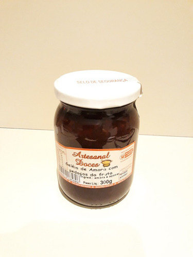 Imagem 1 de 10 de Geleia De Frutas Vermelhas C/ Pedaços De Amora 300g