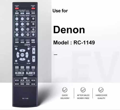 Control Remoto Rc-1149 Para Receiver Denon Modelos Publicado
