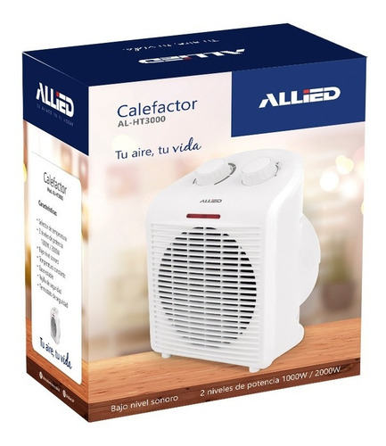 Imagen 2 de 6 de Caloventilador Allied 2000w 2 Niveles Universo Binario