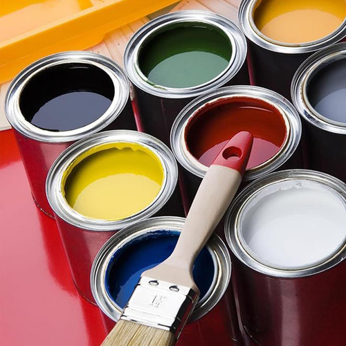 Latas De Pintura Sin Forro 0.5l Vacías De Metal