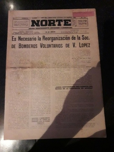 Diario Norte Olivos Vicente López 22 De Julio De 1950