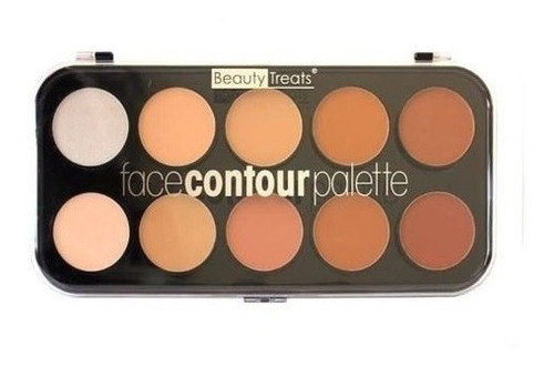 Beauty Treats Paleta De Contorno Facial  10 Sombras