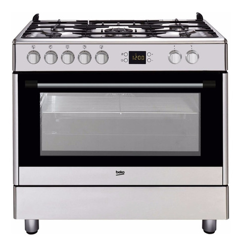 Cocina Beko Combinada 5 Hornallas Gm 15321 Dx 90 Cm Albion