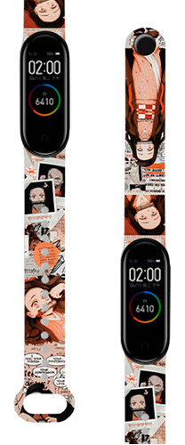 Correa Compatible Xiaomi Mi Band 4 Y 3kimetsu Nezuko