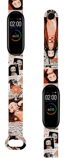 Correa Compatible Xiaomi Mi Band 4 Y 3kimetsu Nezuko