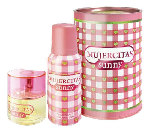 Perfume Mujercitas Lata Sunny Edt 40 Ml + Desodorante 102ml