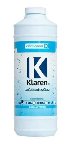 Clarificador Para Alberca Marca Klaren 0.946 Litros / Lts