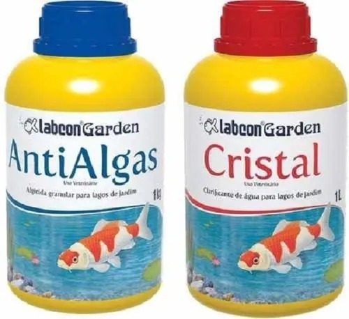 Kit Alcon Garden Cristal Lagos 1 L + Garden Anti Algas 1kg