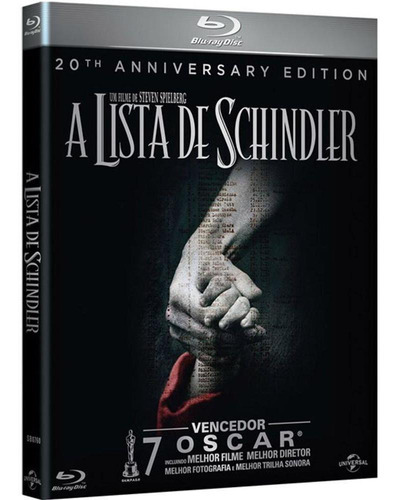 Blu-ray - A Lista De Schindler - Edição De 20 Anos