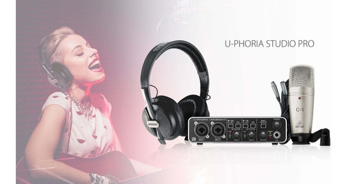 Kit Grabación Behringer U-phoria Studio Pro