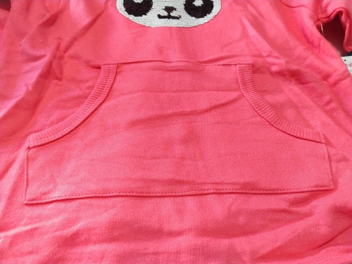 Conjunto Pants Bebe Niña Talla 2 Pantalón Y Sudadera C/panda