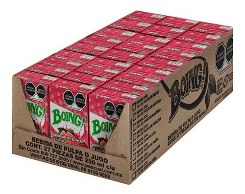 Caja Jugo Boing Guayaba 27 P Z De 250 M L C/u * Envío Gratis