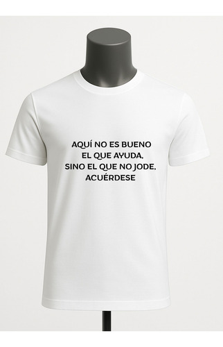 Remera Estampada Frases Arjona Unisex Algodón 100% Premium