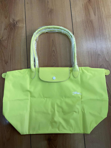 Longchamp Le Pliage Bolsa Tote Bag Grande Fosfo Neón