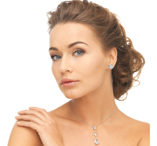 Pendientes De Diamante Sintético Para Mujer, Joyería, Regalo