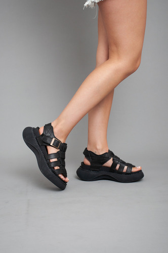 Sandalias Franciscanas Lujan Bym Shoes Mujer Cuero 100% 