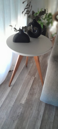 Mesa De Arrime Nórdico/escandinavo Blanco