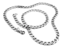 Comprar Collar Hombre - Cadena Hombre - Collar Eslabón Cubano - Collar Acero Quirúrgico - Cadena Eslabon Cubano Acero 