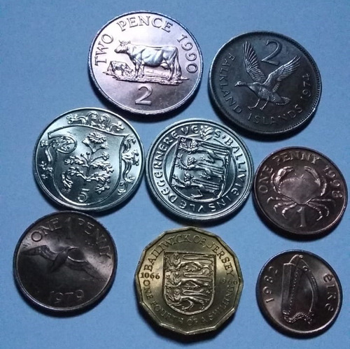 Monedas Inglaterra Lote Reino Unido-billete Estampilla Uk