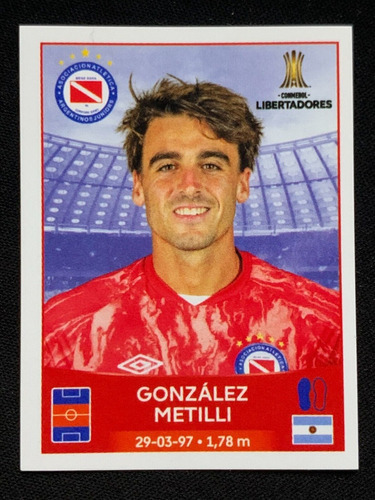 Figurita Copa Libertadores 2023 Gonzalez Metilli #282