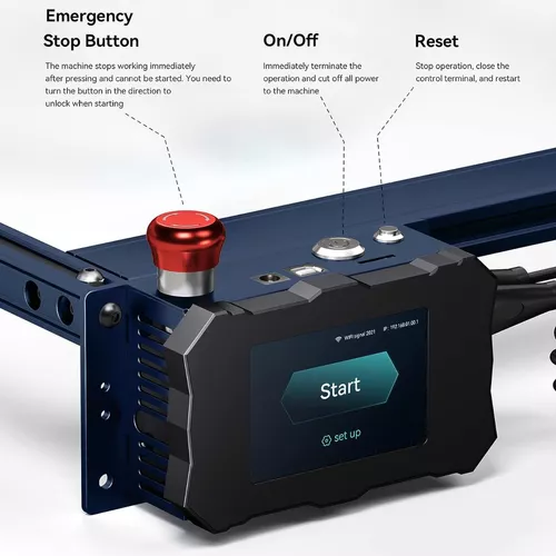  ATOMSTACK Grabador láser A10 Pro y rodillo giratorio R3 Pro,  máquina de grabado láser de alta precisión de 10 W y cortador láser para  metal de madera con panel de terminales