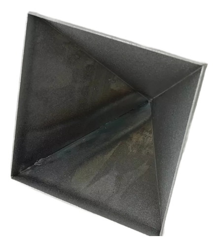 Tapa Piramide De Chapa Para Columna 80x80 Mm X Unidad