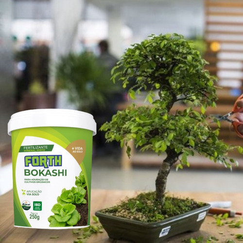 Bokashi Forth 250g Adubo Orgânico Para Vasos E Horta Caseira
