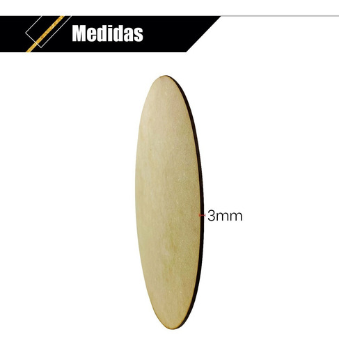 Imagen 4 de 7 de Círculos Madera Mdf Corte Láser Multiusos Varios Tamaños