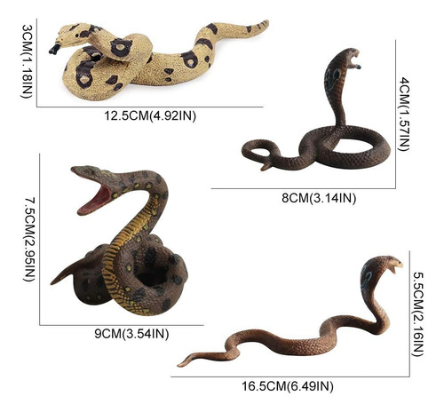 Fantasea Realistic 16 Pcs Figuras De Animales Salvajes Model
