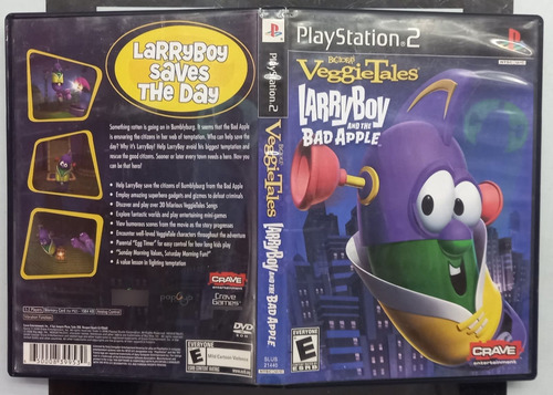 Veggietales Larry Boy And The Bad Apple Ps2 Play 2 (Usado)