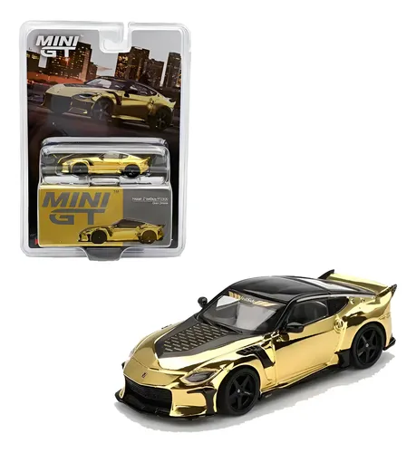 Mini Gt Nissan Z Veilside Gold Chrome 1/64 Hot Wheels Premiu