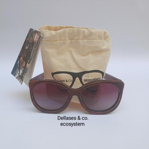 Óculos De Sol De Madeira De Llases & Co.feminino
