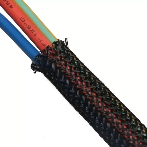 Malla Tejida Cubre Cables Impresora 3d 1 Metro 10-15mm