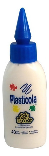 Plasticola 40g X2 Unidades Adhesivo Vinilico 01028 Color Blanco